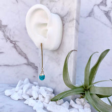 turquoise sticks and stones earring