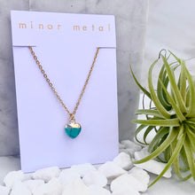 turquoise heart necklace