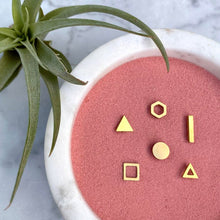 mismatched geometric stud set