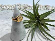 rose signet ring