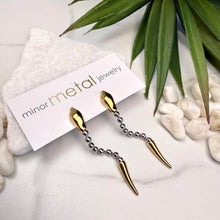 serpent chain earrings