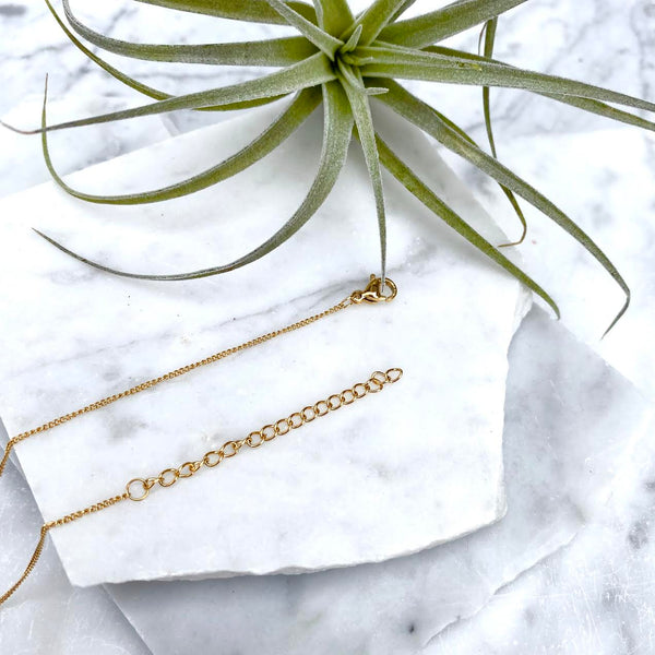 delicate bar layering necklace