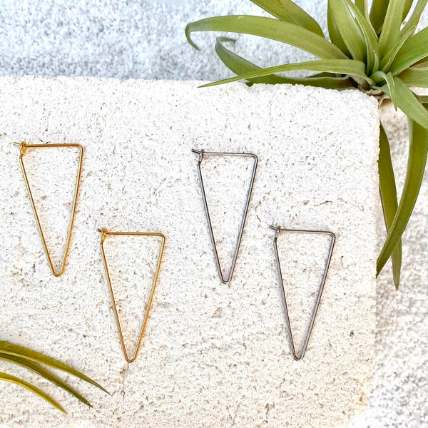triangle wire hoops