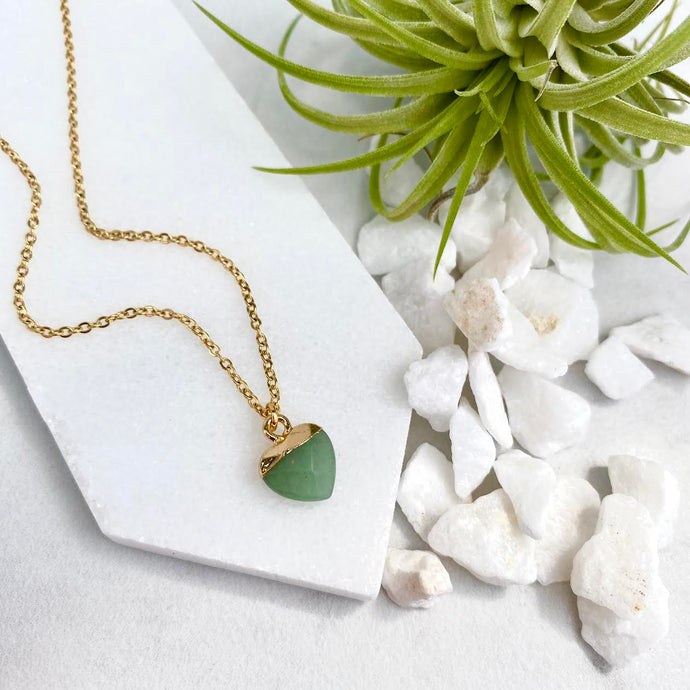 jade heart necklace