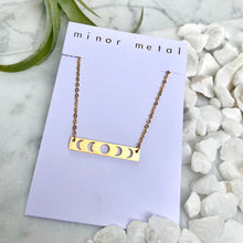 moon phases necklace