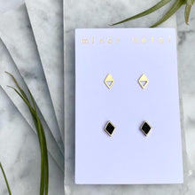 diamond stud earring set