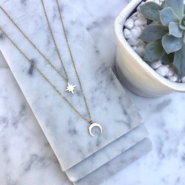celestial dreams layered necklace set